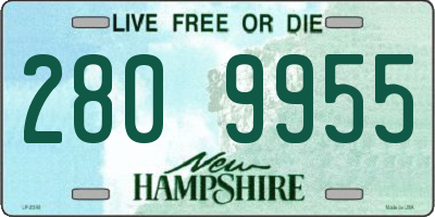 NH license plate 2809955