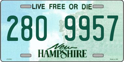 NH license plate 2809957