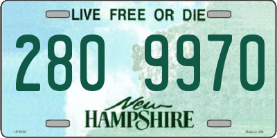 NH license plate 2809970