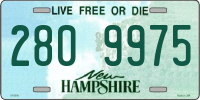 NH license plate 2809975