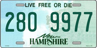 NH license plate 2809977