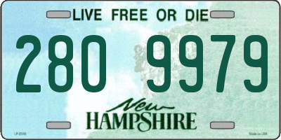 NH license plate 2809979