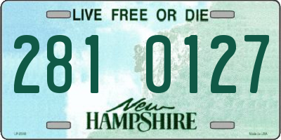 NH license plate 2810127