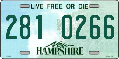 NH license plate 2810266