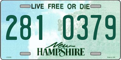 NH license plate 2810379
