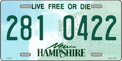 NH license plate 2810422