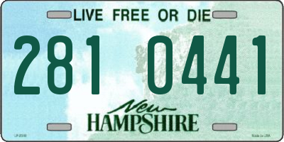 NH license plate 2810441