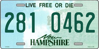 NH license plate 2810462