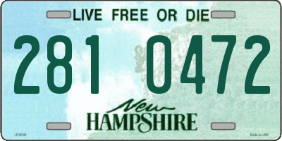 NH license plate 2810472