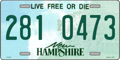 NH license plate 2810473