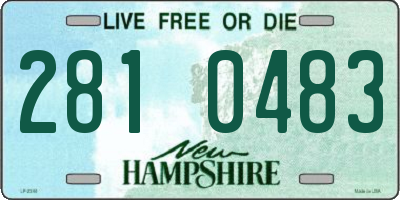 NH license plate 2810483