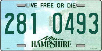 NH license plate 2810493