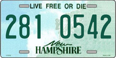 NH license plate 2810542