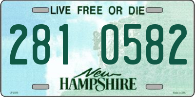NH license plate 2810582
