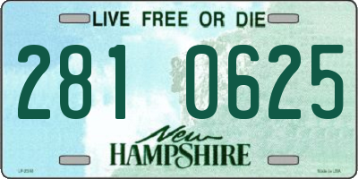 NH license plate 2810625