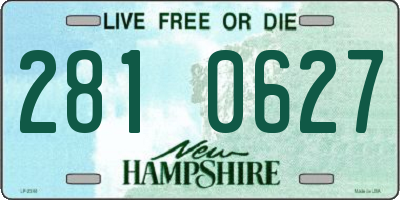 NH license plate 2810627