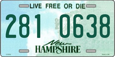 NH license plate 2810638