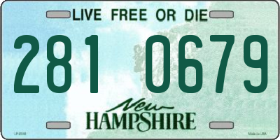 NH license plate 2810679