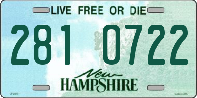 NH license plate 2810722
