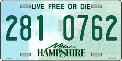 NH license plate 2810762