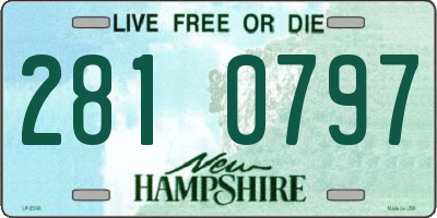 NH license plate 2810797