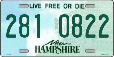 NH license plate 2810822