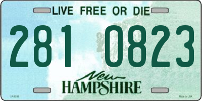 NH license plate 2810823