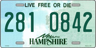 NH license plate 2810842