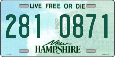 NH license plate 2810871