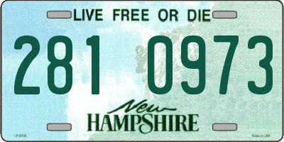 NH license plate 2810973