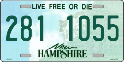 NH license plate 2811055