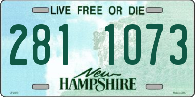 NH license plate 2811073