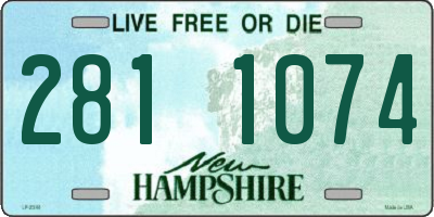 NH license plate 2811074