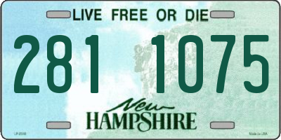 NH license plate 2811075