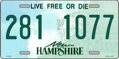 NH license plate 2811077