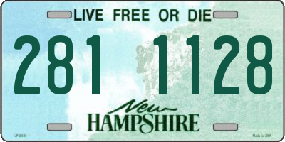 NH license plate 2811128