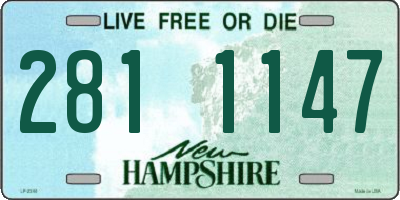 NH license plate 2811147