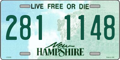 NH license plate 2811148