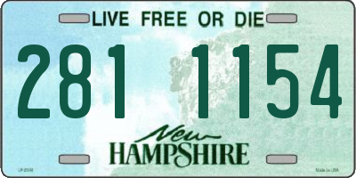 NH license plate 2811154