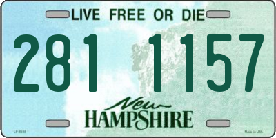 NH license plate 2811157