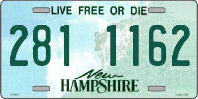 NH license plate 2811162