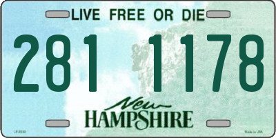 NH license plate 2811178