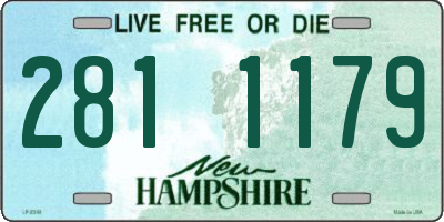 NH license plate 2811179