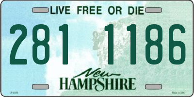 NH license plate 2811186