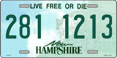 NH license plate 2811213