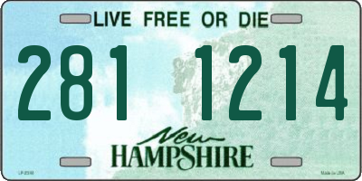 NH license plate 2811214