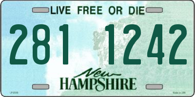 NH license plate 2811242