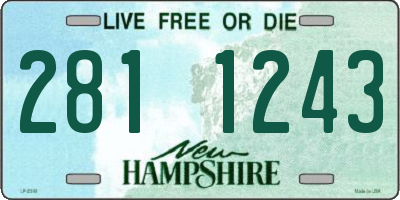 NH license plate 2811243