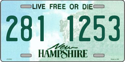 NH license plate 2811253