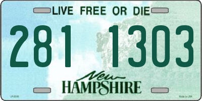 NH license plate 2811303
